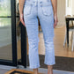 Rizzo High Rise Crop Straight Jeans
