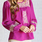 Rodeo Queen Embroidered Blouse