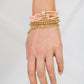 Rose & Radiance Bracelet Set in Pink and Gold