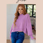 Never Second Best V-Neck Blouse in Lavender