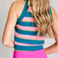 Scholarly Pursuits Knit Striped Tank