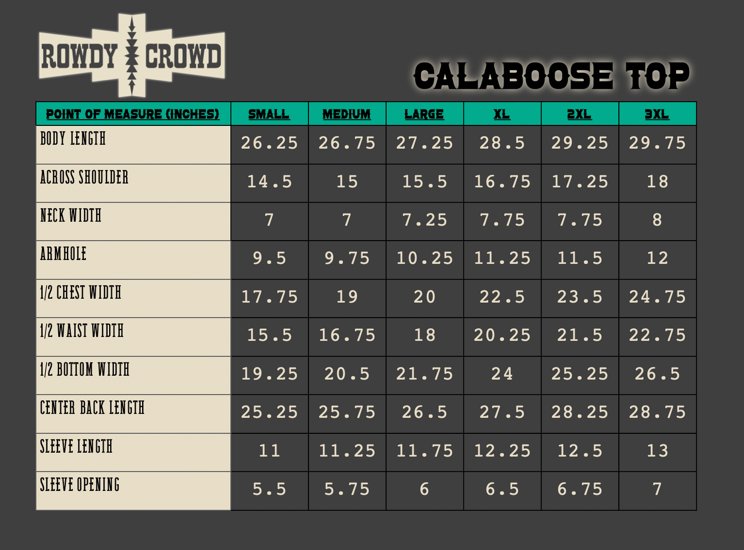 Calaboose Top