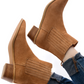 Leonor Suede Ankle Boot in Tan