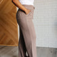 Set Process Mineral Wash Waffle Knit Pants in Brown