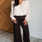 Magic Wide Leg Crop Pants in Chocolate