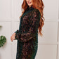 Shimmering Splendor Sequin Shirt Dress