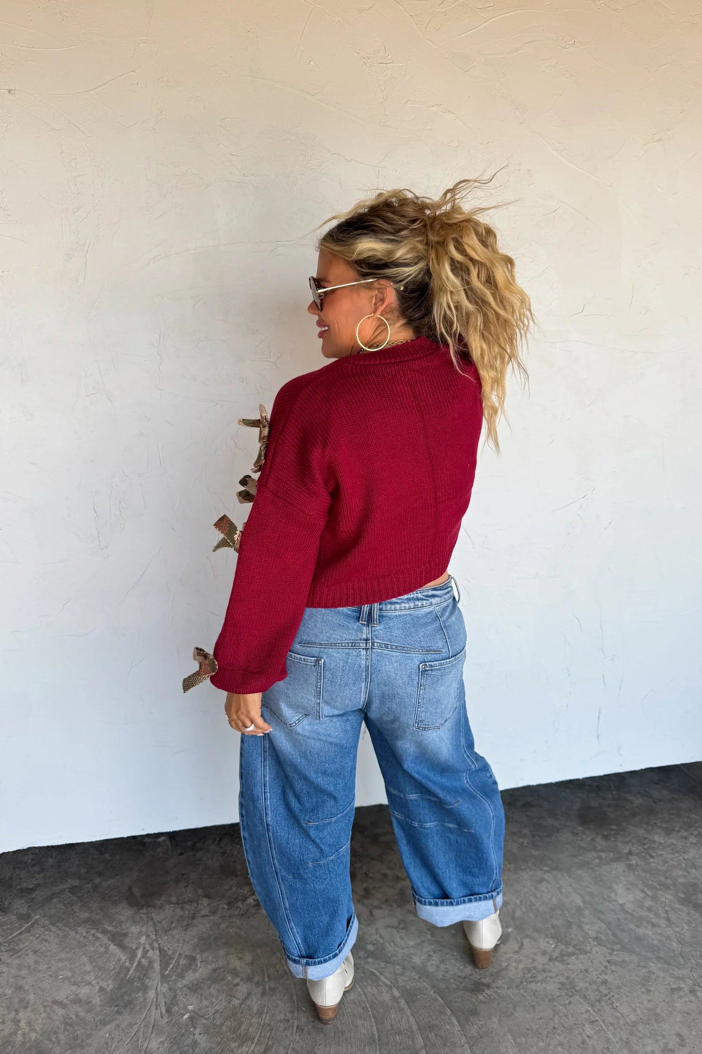 PREORDER: Sloane Bow Knit Cardigan