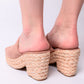 Solstice Espadrille Wedge in Blush