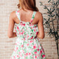 Soul Tied Floral Dress in Pink