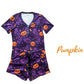 PREORDER: Halloween Pajama Short Set in Five Prints