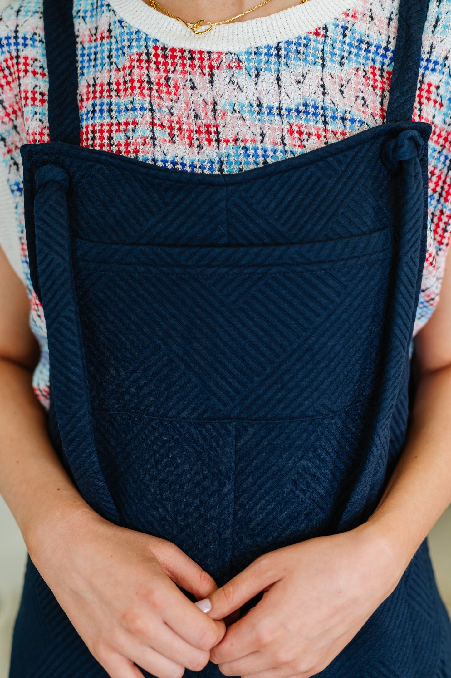 Suit Yourself Adjustable Strap Jumpsuit in Navy