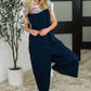 Suit Yourself Adjustable Strap Jumpsuit in Navy
