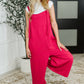 Suit Yourself Adjustable Strap Jumpsuit in Pink