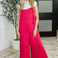 Suit Yourself Adjustable Strap Jumpsuit in Pink