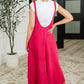 Suit Yourself Adjustable Strap Jumpsuit in Pink