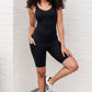 Sun Salutations Body Suit in Black