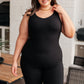 Sun Salutations Body Suit in Black