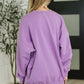 Sunday Snug Relaxed Pullover in Lavender