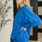 Sunday Snug Relaxed Pullover in Ocean Blue