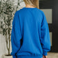 Sunday Snug Relaxed Pullover in Ocean Blue