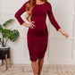 Sure To Fall In Love Bodycon Dress