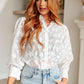 Sweet Serotonin Lace Button Up