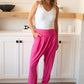 The Motive Slouch Jogger in Hot Pink