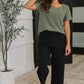 Thyme Culottes in Black