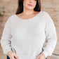 Told You So Ribbed Knit V Neck Sweater