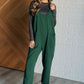 Totally Me Spaghetti Strap Jumpsuit in Dark Green