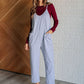 Totally Me Spaghetti Strap Jumpsuit in Heather Grey