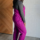 Totally Me Spaghetti Strap Jumpsuit in Light Plum