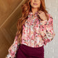 Understandably So Floral Blouse