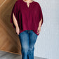 Universal Philosophy Blouse in Wine