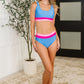 Venice Color Block Swim Top