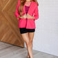 Dressing for Revenge Layering Top in Hot Pink