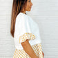 Welcome Me Home Gingham Print Top