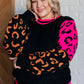 Wild About You Animal Print Sweater