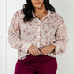 You and I Connect Floral Button Up Blouse