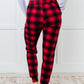 Your New Favorite Joggers in Red Plaid