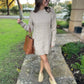 PREORDER: So Delightful Cable Knit Sweater Dress in Four Colors