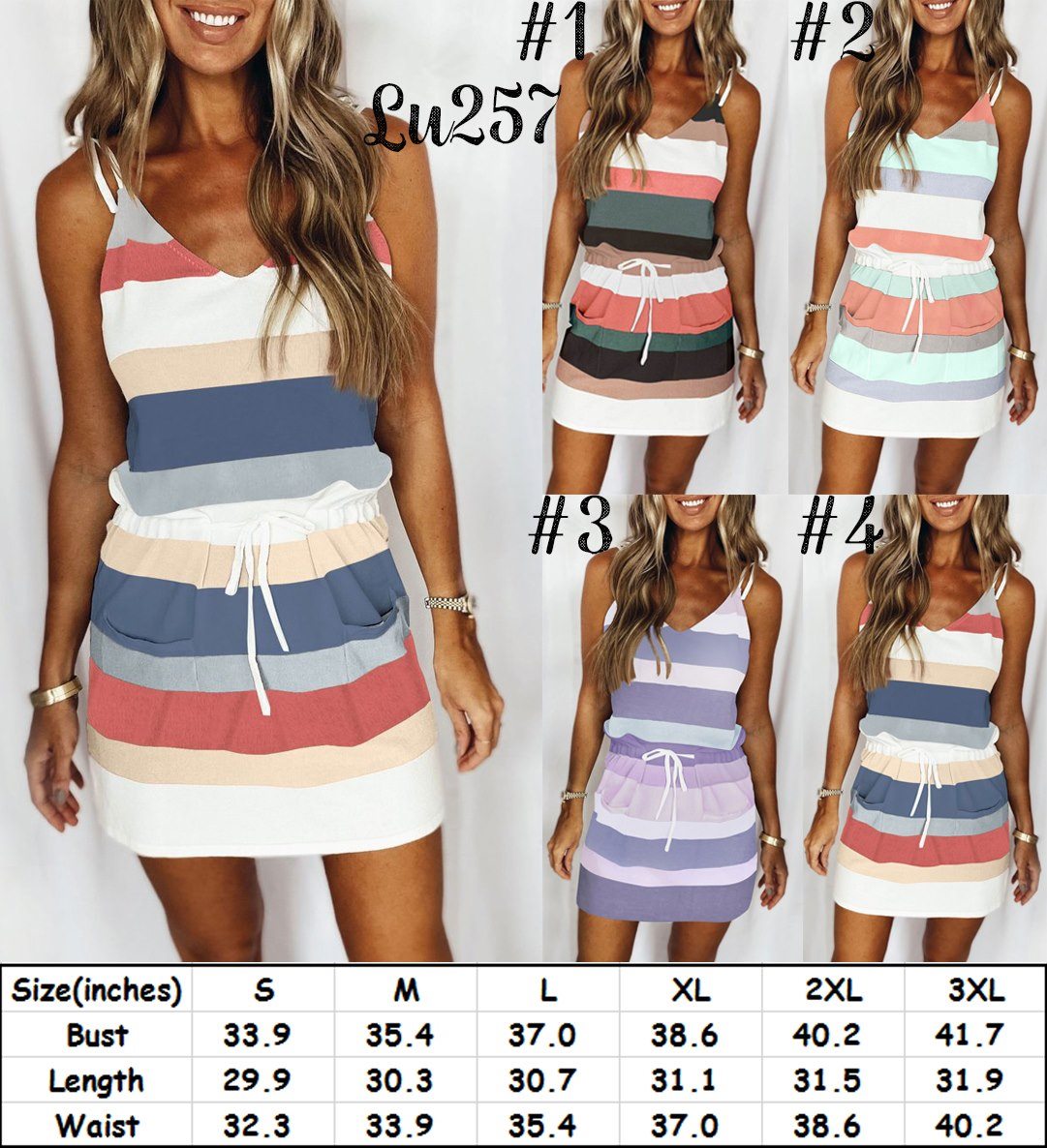 Women's Color Block Dress