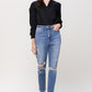 Super High Rise Stretch Mom Jeans