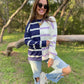 PREORDER: Exceptional Thought Striped Patchwork Sweater in Three Colors