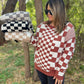 PREORDER: All Checkered Out Sweater in Four Colors