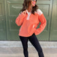 PREORDER: Half Zip Fleece Pullover in Sherbet