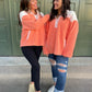 PREORDER: Half Zip Fleece Pullover in Sherbet