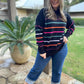 PREORDER: Come On Get Happy Striped Sweater in Two Colors