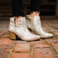 Fiera Booties in Gold