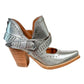 Fiona Ankle Boot in Silver